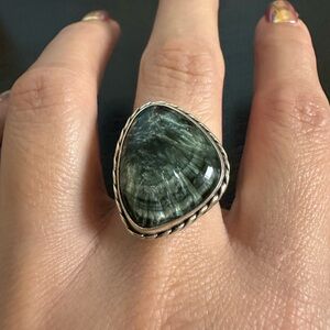 Seraphinite ring